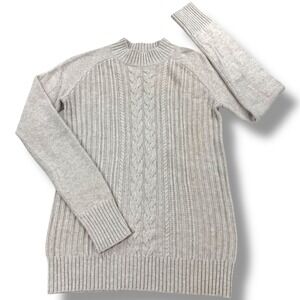AG Adriano Goldschmied Sweater‎ Women Size Small S Beige Cotton Cashmere